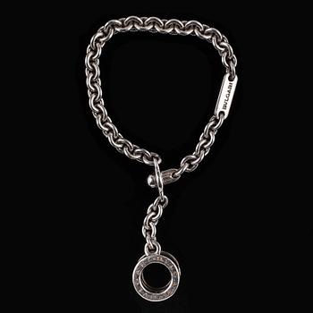 NYCKELRING, sterlingsilver, Bulgari. Vikt 17 g.