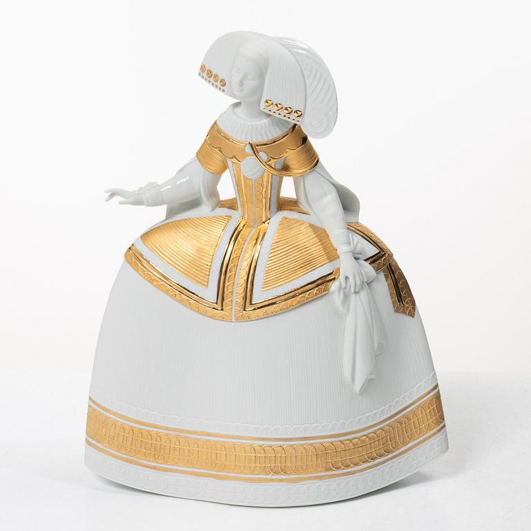 Marco Antonio Noguerón, porcelain figurine, “Utopia Menina”, model 8252, Lladró, Spain.