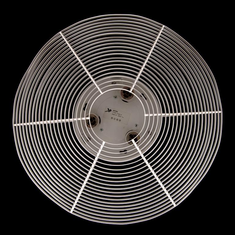 Alvar Aalto, taklampa, modell A622A, tillverkare Valaisinpaja Oy, 1900-talets slut.