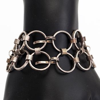 Kaija Aarikka,  armband, silver, Finland, 1966.