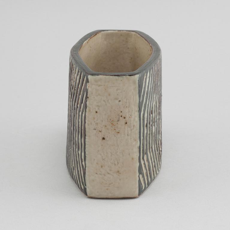 EVA STAEHR-NIELSEN, vase, stoneware, Royal Copenhagen, signed, 1960/70.