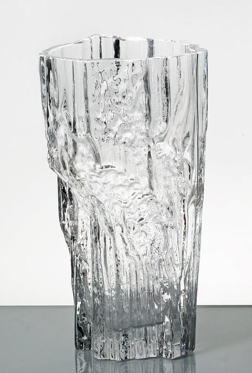VAS, glas, Tapio Wirkkala, sign o numr 3544, Finland 1900-talets andra hälft.