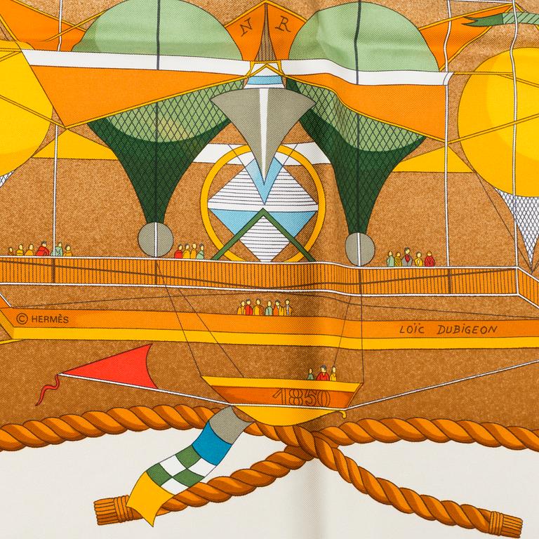 HERMÈS, scarf,"Les Folies Du Ciel".