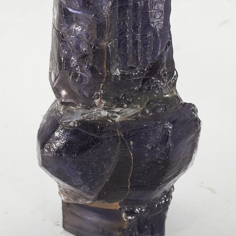 SKULPTUR, glas, Edvin Öhrström, signerad och numrerad 1/9. Utförd 1967.