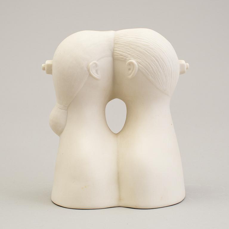 STIG LINDBERG, a parian figurine, Gustavsberg 1970s.