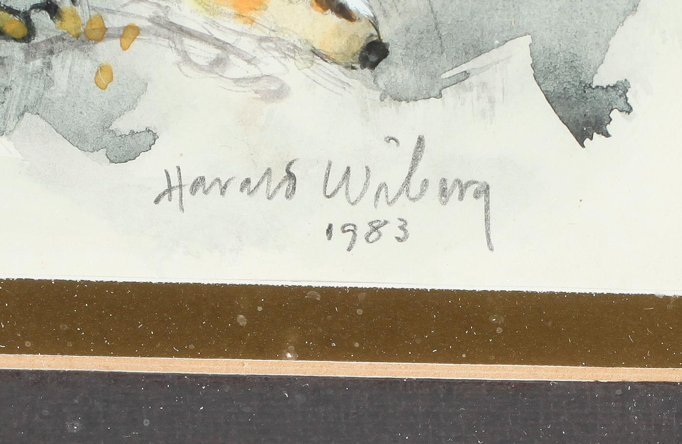 HARALD WIBERG, blandteknik, signerad.