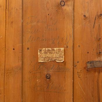 A painted cabinet from Jämtland, dated 1826.