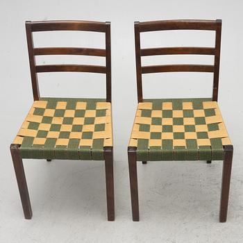 A pair of chairs, probably Nässjö Stolfabrik, 1930s.