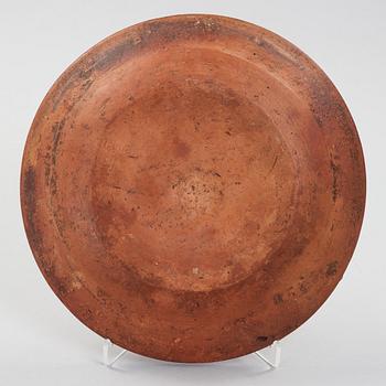 a earthenware plate dated 1831.