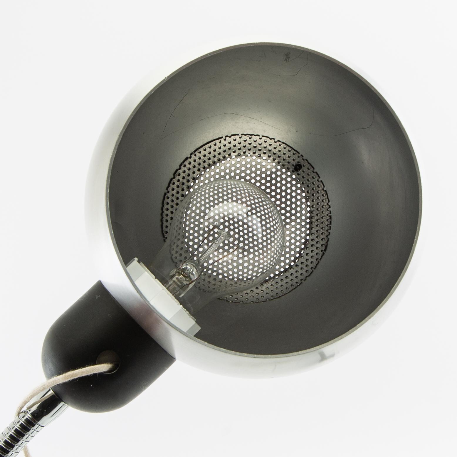 Wall lamps a pair and table lamp "Klot 3" Hemi late 20th century.