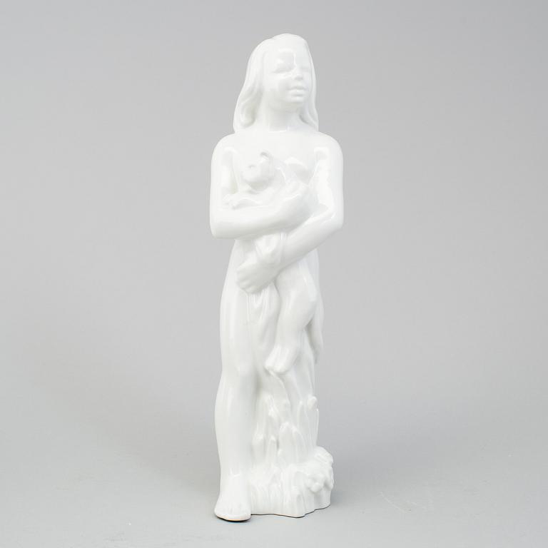 A Harald Salomon porcelain figurine, Rörstrand, third quarter of the 20th century.