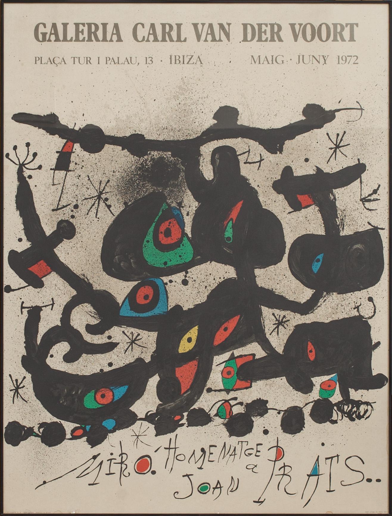 UTSTÄLLNINGSAFFISCHER, 2 st, Joan Miro.