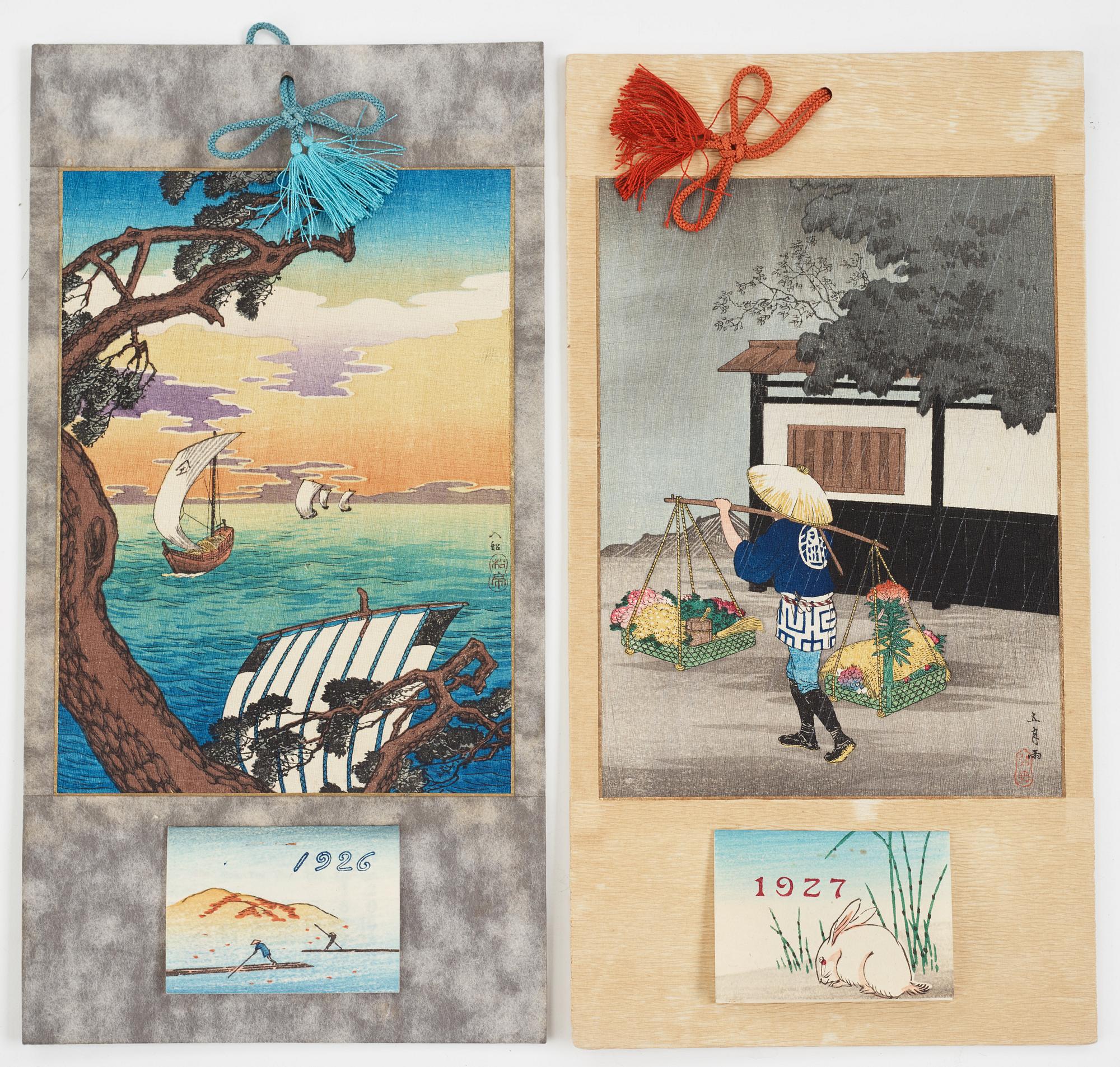 PARTI FÖREMÅL, 16 delar. Japan, 1900-tal.