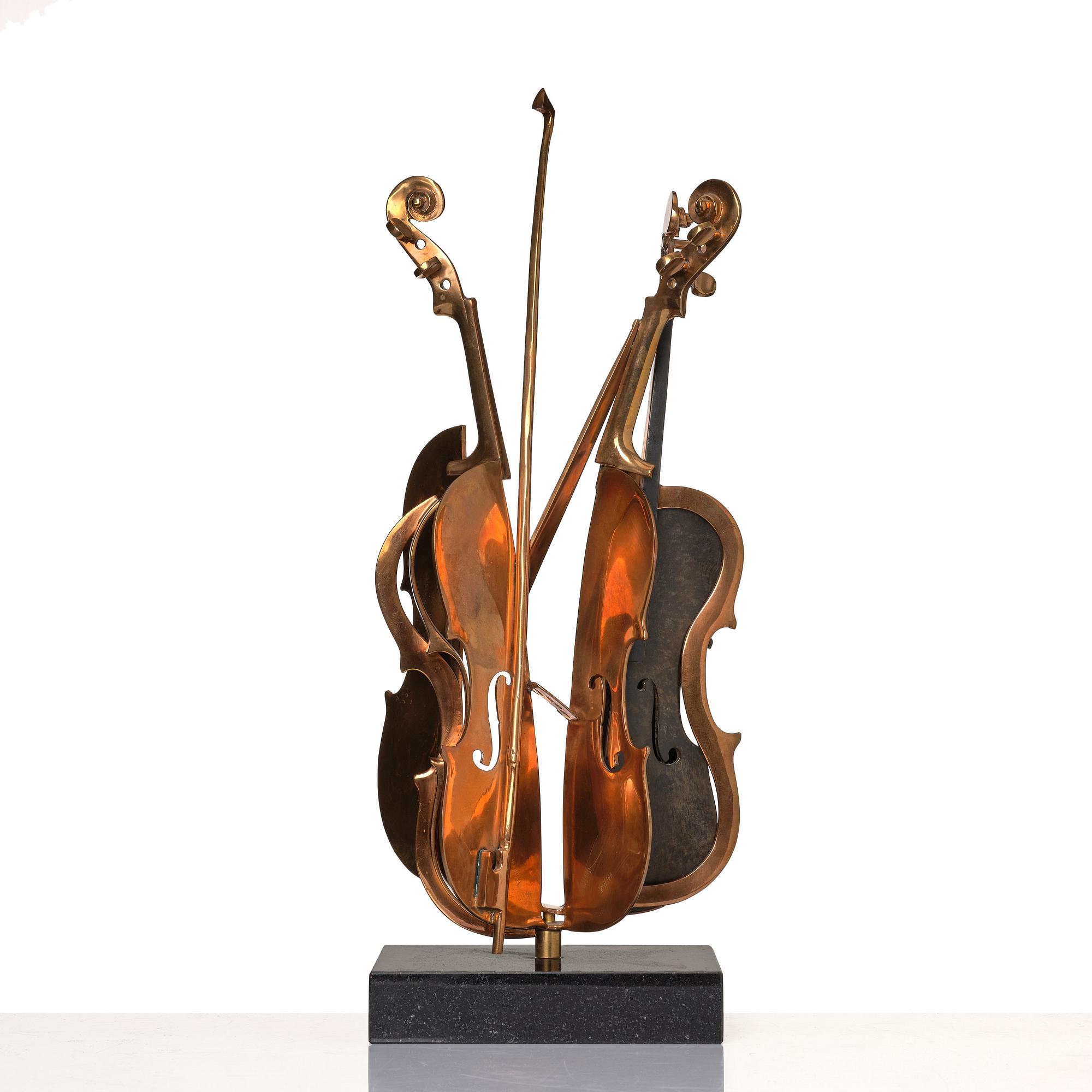 Arman (Armand Pierre Fernandez), "Sliced violin".