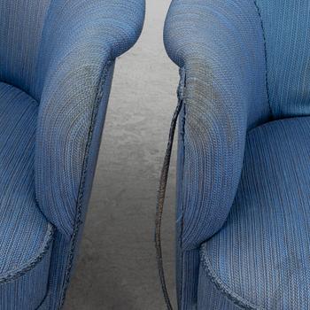 Carl Malmsten, a pair of 'Samsas' armchairs, second half of the 20th Century.