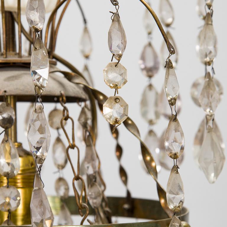 An early 19th century late Gustavian chandelier.