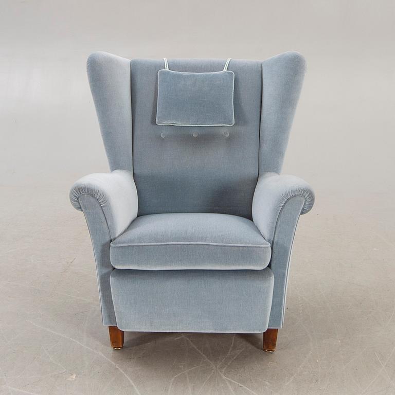 Dux, Armchair / ear flap armchair, 1940s-50s.