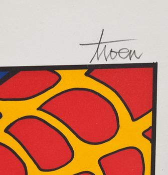 PETTER THOEN, färglitografi. Signerad och numrerad 62/275.