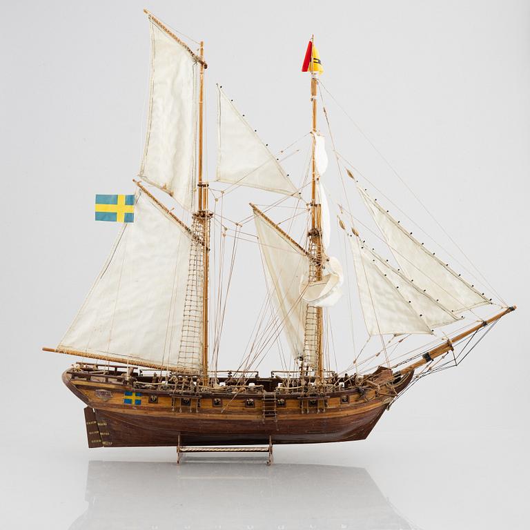Ship model, 20th century.