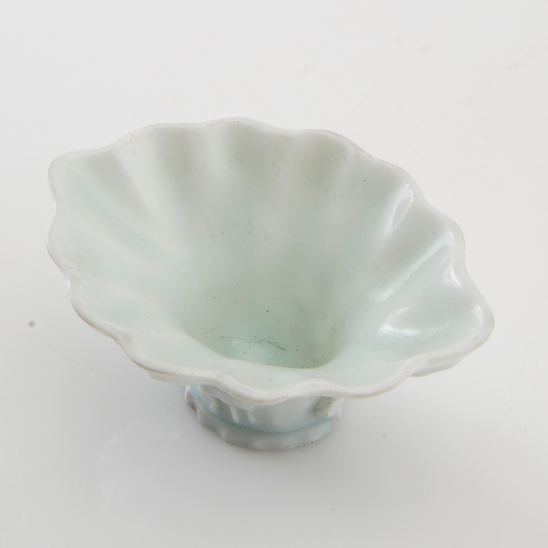 Wine tasting bowl porcelain, blanc-de-chine, China, 19th century.
