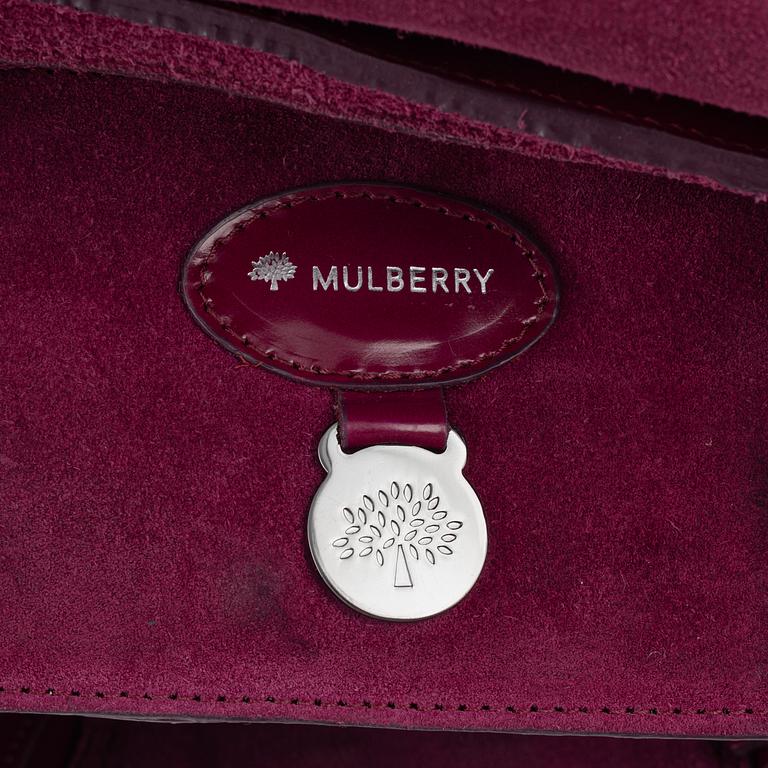 Mulberry, a patent leather 'Bayswater' bag.
