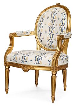 950. A Gustavian armchair.
