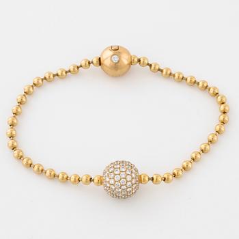SHAMBALLA JEWELS, armband,  Royal bracelet, med briljantslipade diamanter ca 1.90 ct.