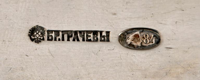 SOPPSLEV, silver, Ryssland 1908-1917. Vikt ca 200 gram.