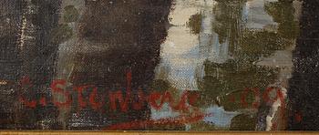 CARL STENBERG, olja på duk, signerad.