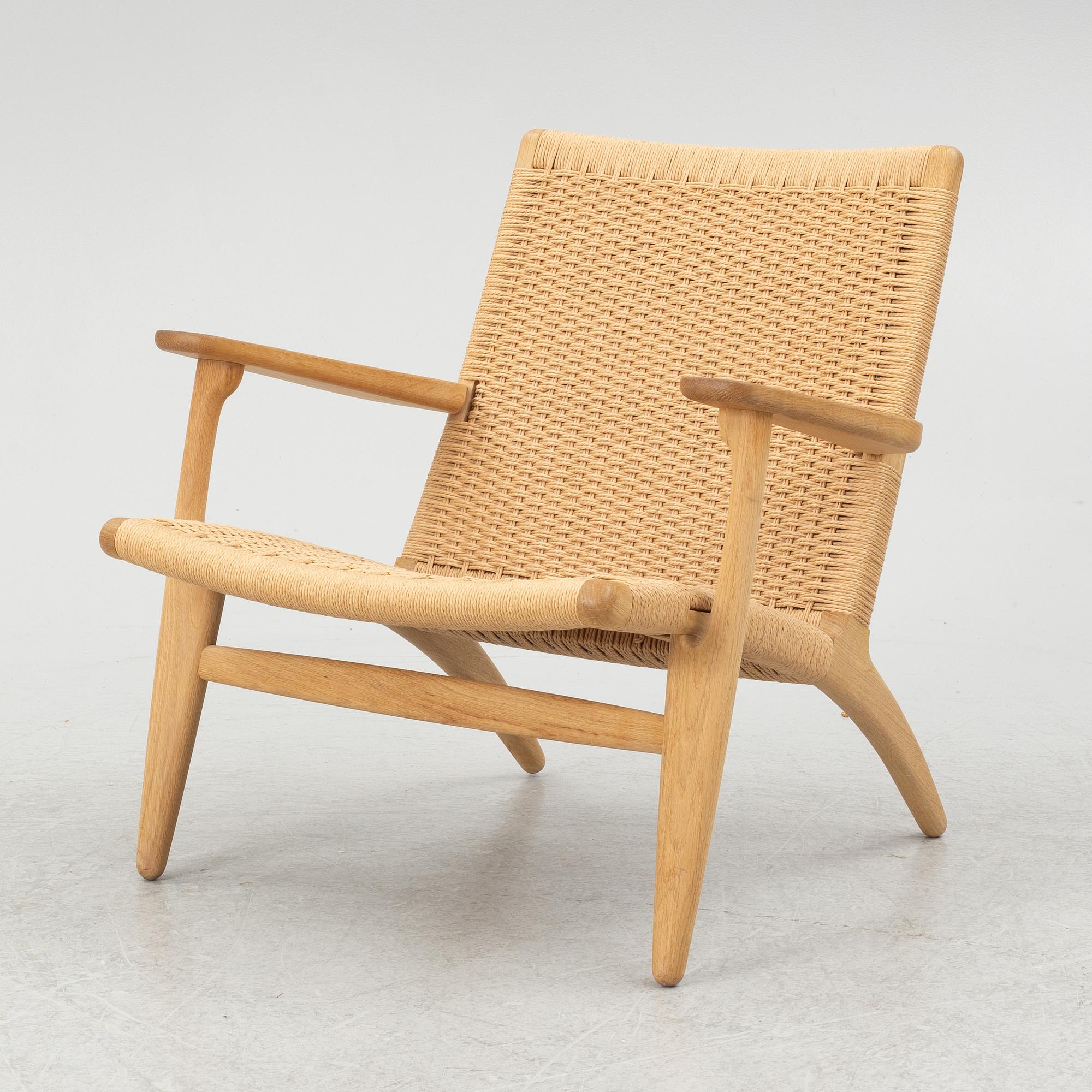 Hans J. Wegner, fåtölj, "CH25", Carl Hansen & Son, Danmark.