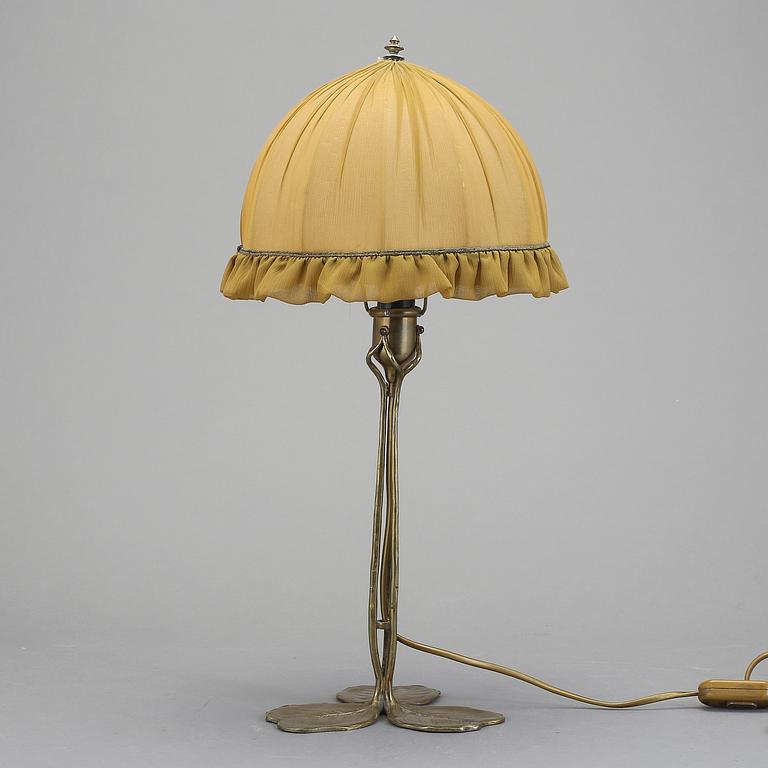 BORDSLAMPA, jugend-stil, 1900-talets mitt.