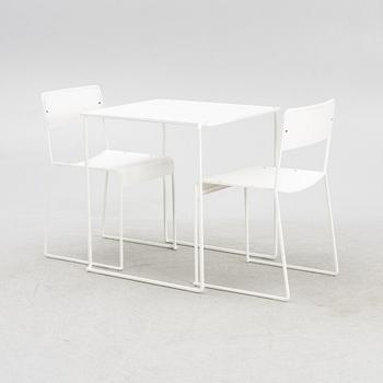 Pierre Sindre, a table and a pair of chairs, "Brokk" & "Sindre", Källemo.