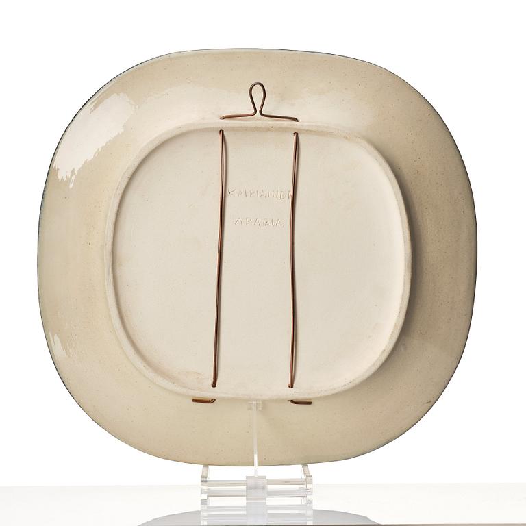 Birger Kaipiainen, a stoneware dish, Arabia, Finland.