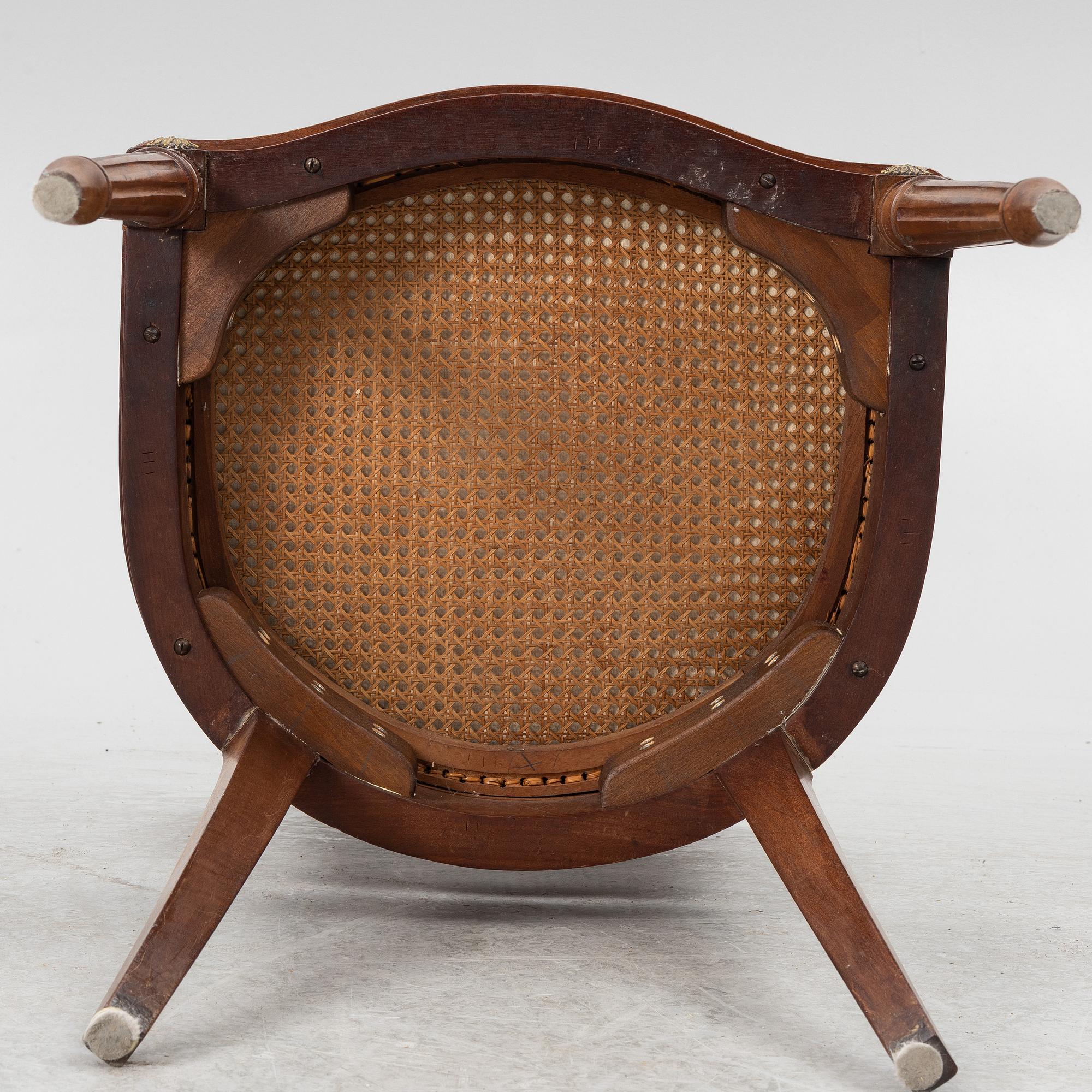 Stolar, 6 st, gustaviansk stil, 1900-tal.