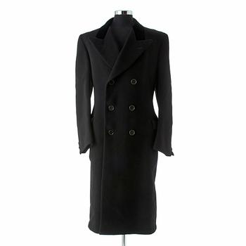 261. ELIT, a black wool overcoat.