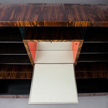BARSKÅP/BOKHYLLA, Art Deco, 1920-tal.