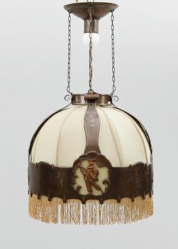 TAKLAMPA, jugend, tidigt 1900-tal. Höjd ca 40 cm.