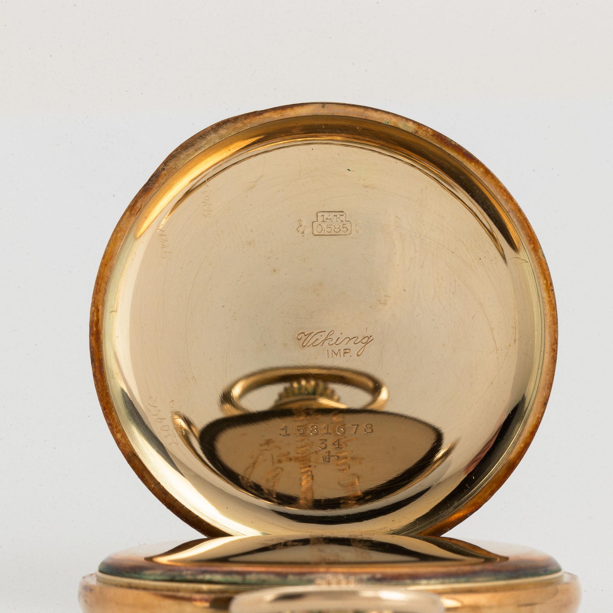 Viking, pocket watch, 50 mm.