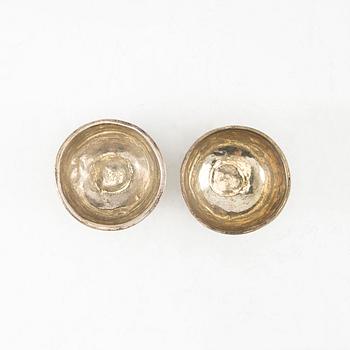 Tumlare silver två st silver sent 1700-tal.