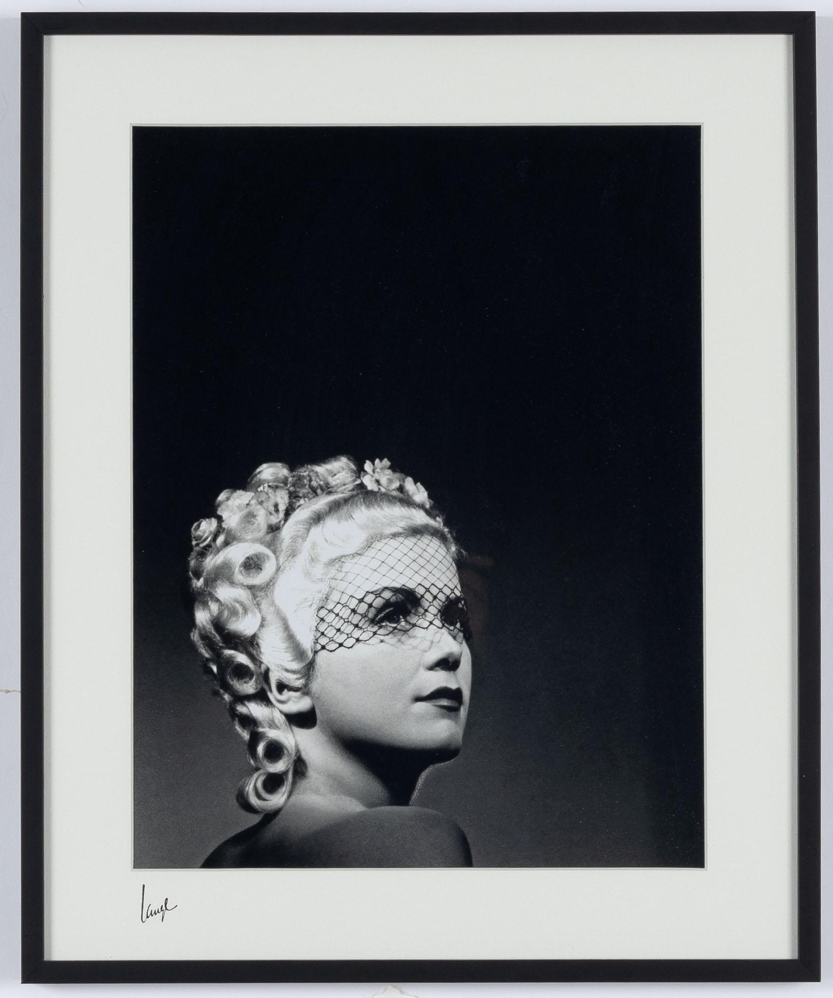 Åke Lange, "Kvinna med flor".