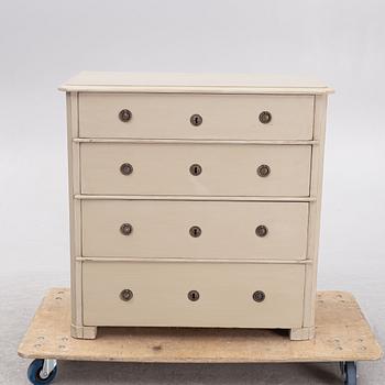 A chest of drawers, around 1900.