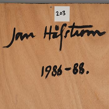 Jan Håfström, “TAL-objekt (kraniet på hyllan)”.