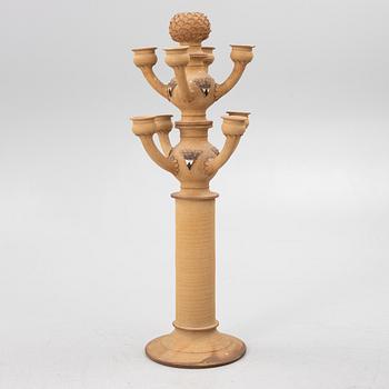 Eva & Olof Paradis, floor candelabra, Paradisverkstaden, Öland, 1989.