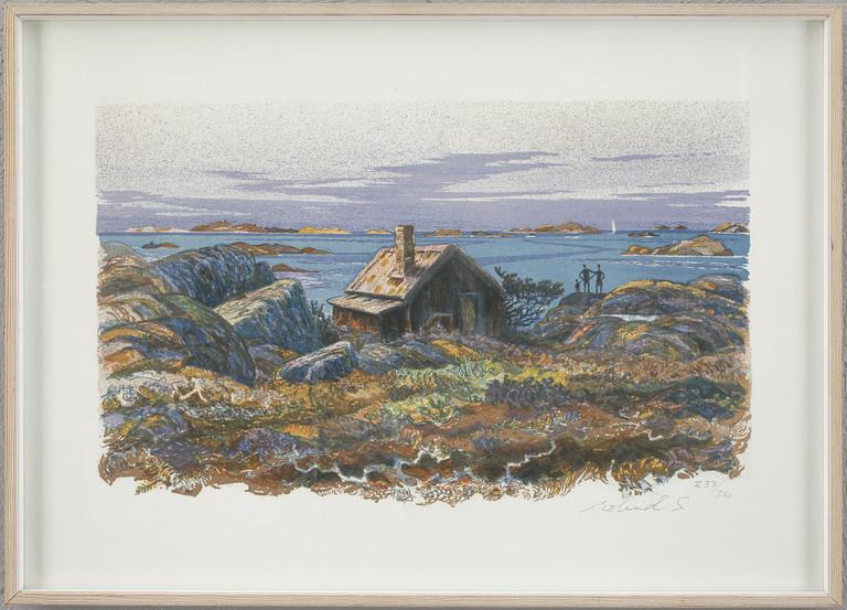 ROLAND SVENSSON, färglitografi, signerad, numrerad 233/360.