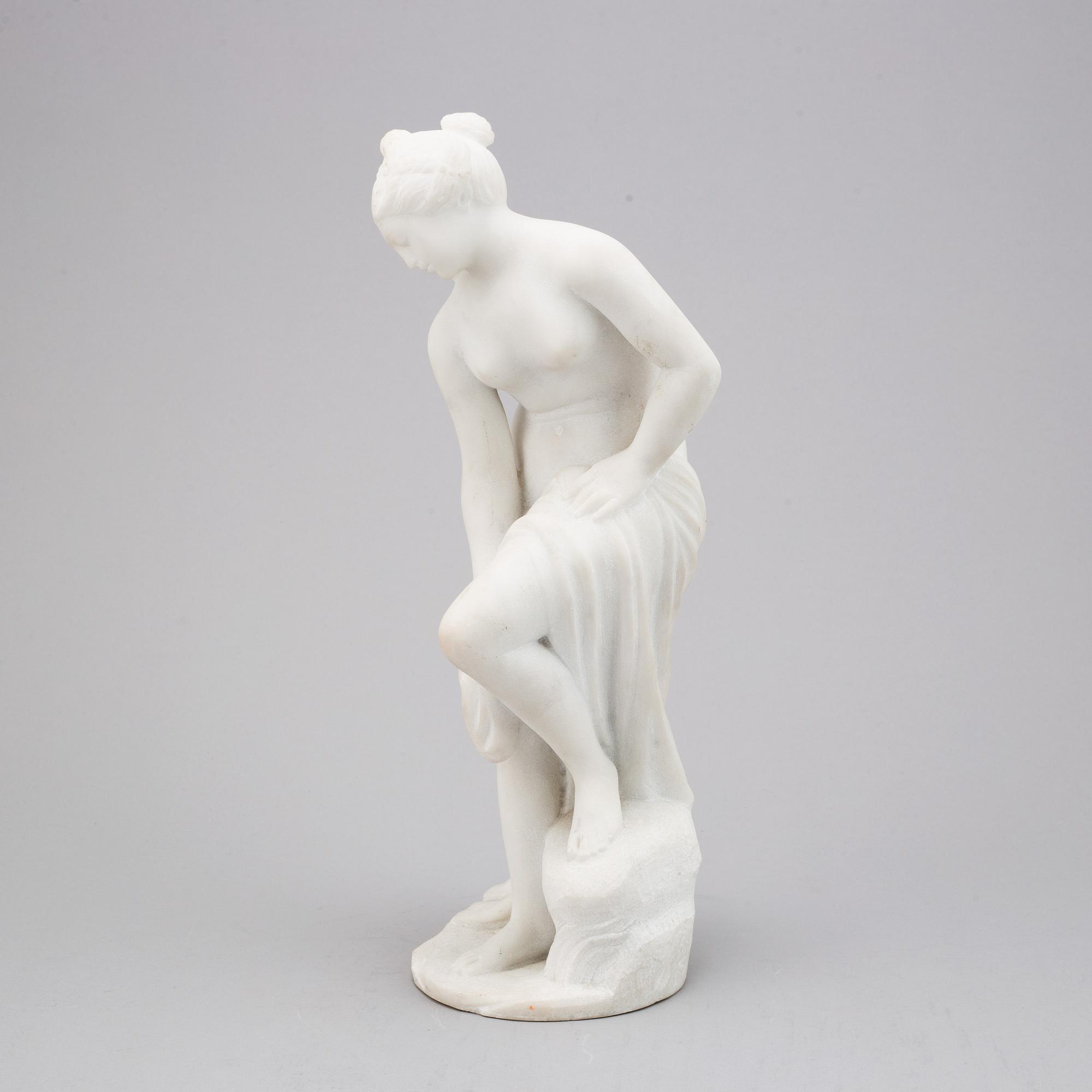 Christophe Gabriel Allegrain, after. Sculpture. Marble, height 38 cm.