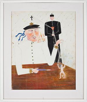 Renate Bauer · RENATE BAUER, blandteknik och collage på papper.