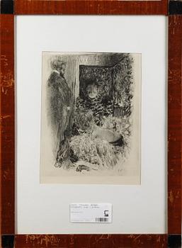 Edouard Vuillard · VUILLARD, EDOUARD. Litografi, sign i trycket.