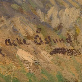 ACKE ÅSLUND, olja på duk, signerad Acke Åslund.