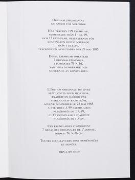 Bengt Lindström, "Sept Contes por Melchior" / "Sju sagor för Melchior".