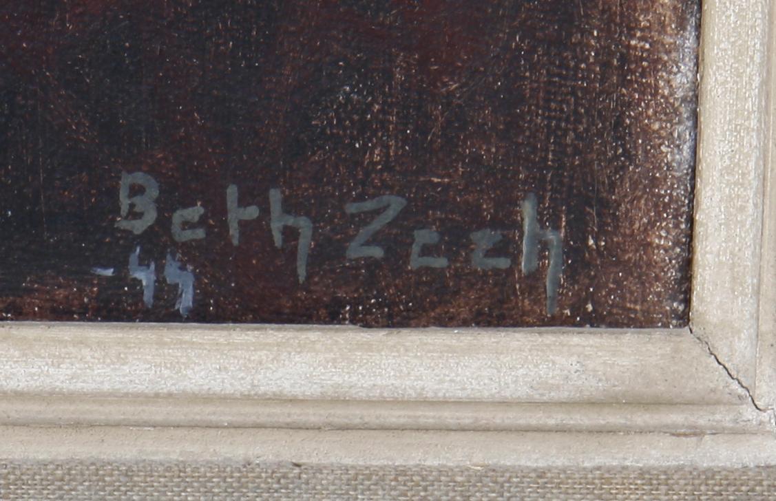 BETH ZEEH, olja på duk. Sign.